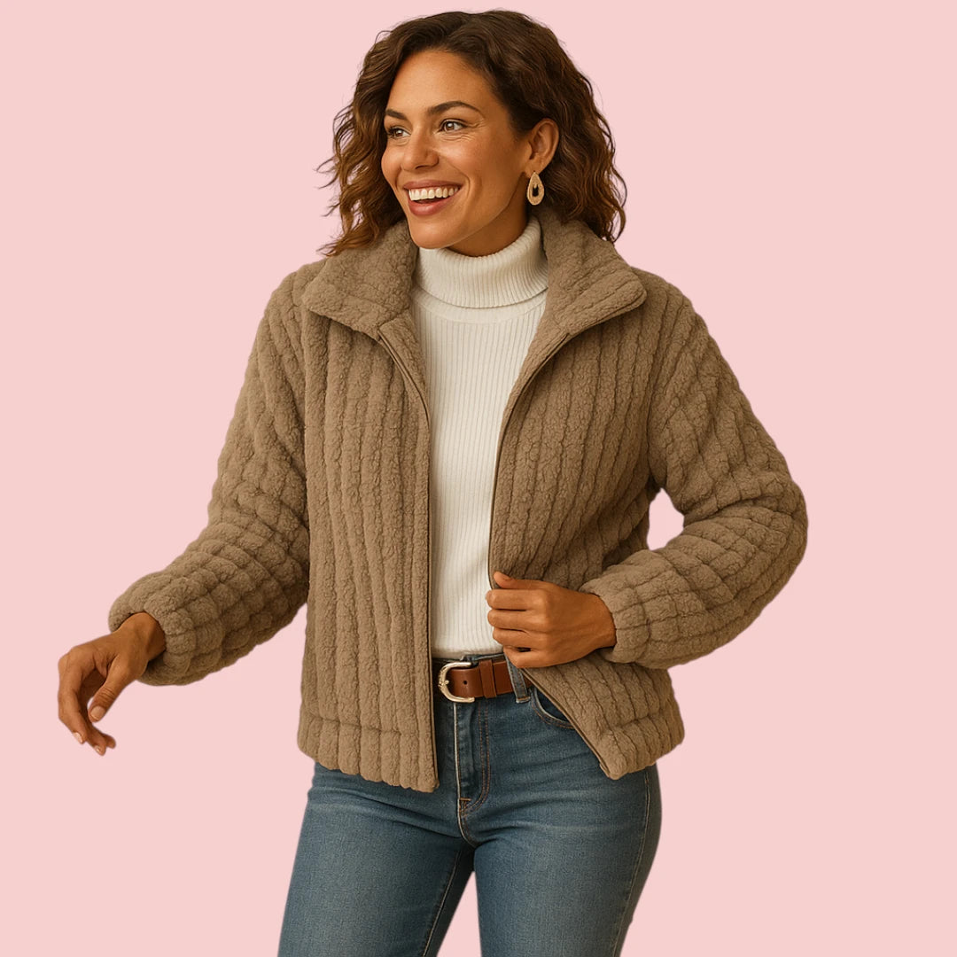 Dames Fleece Vest Lang Fleece Vest Met Opstaande Kraag Voor Extra Warmte En Comfort