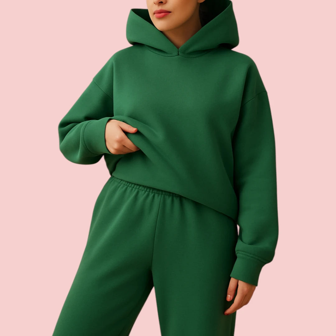 Dames Loungewear Set – Oversized Hoodie & Elastische Broek