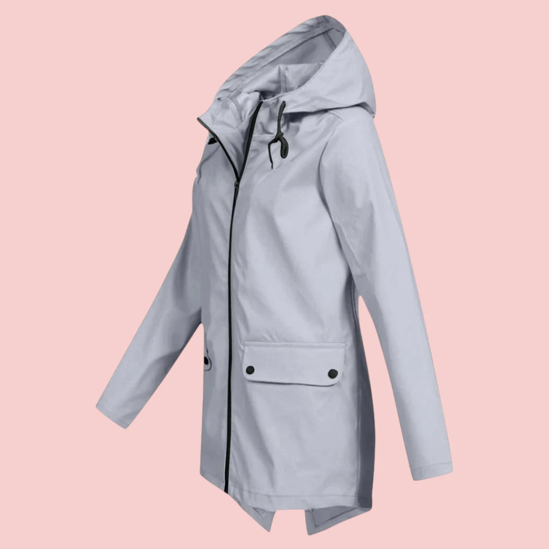 Dames Parka Jas Moderne Stijlvolle Mackintosh Regenjas Waterdicht En Winddicht