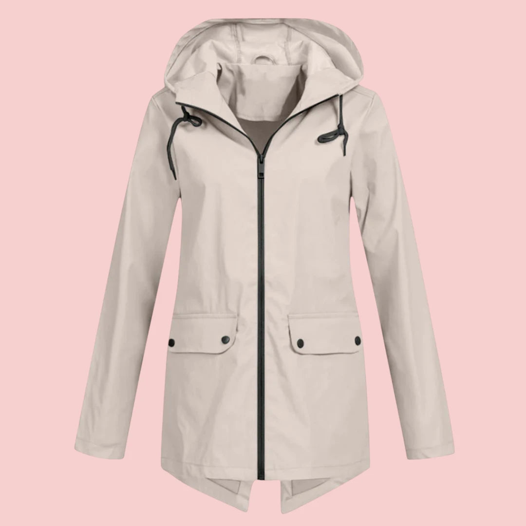 Dames Parka Jas Moderne Stijlvolle Mackintosh Regenjas Waterdicht En Winddicht