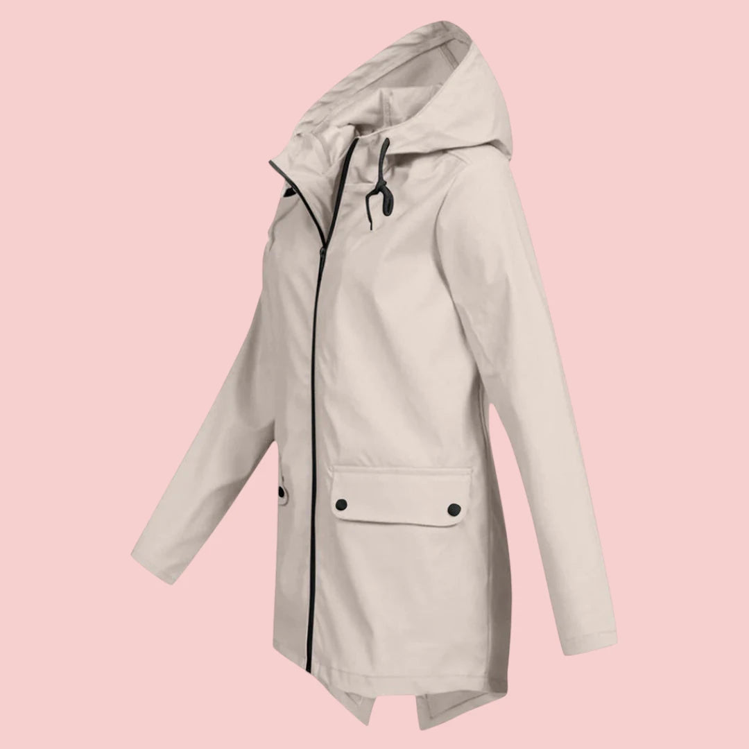 Dames Parka Jas Moderne Stijlvolle Mackintosh Regenjas Waterdicht En Winddicht