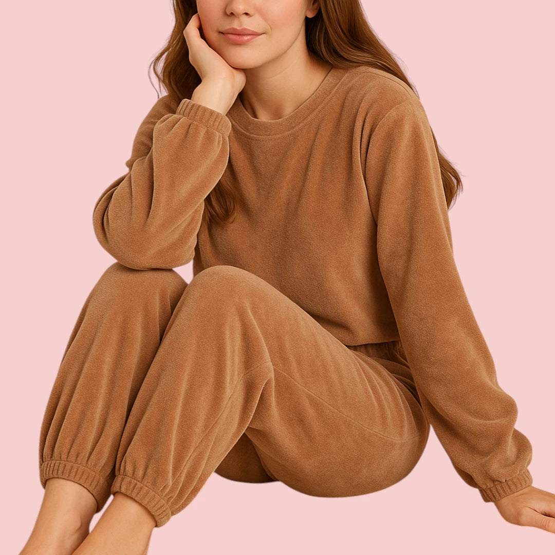 Dames Pyjamaset – Comfortabele Trui en Elastische Broek