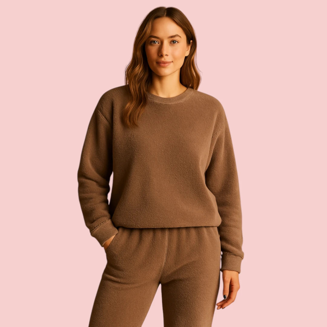 Dames Pyjamaset – Comfortabele Trui en Elastische Broek