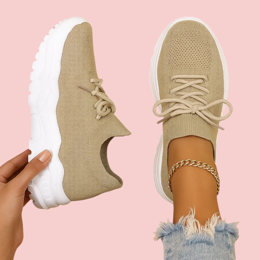 Dames Sneakers – Slip-on & Verstevigde Zool voor Extra Loopcomfort