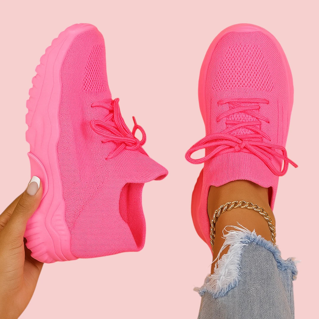 Dames Sneakers – Slip-on & Verstevigde Zool voor Extra Loopcomfort