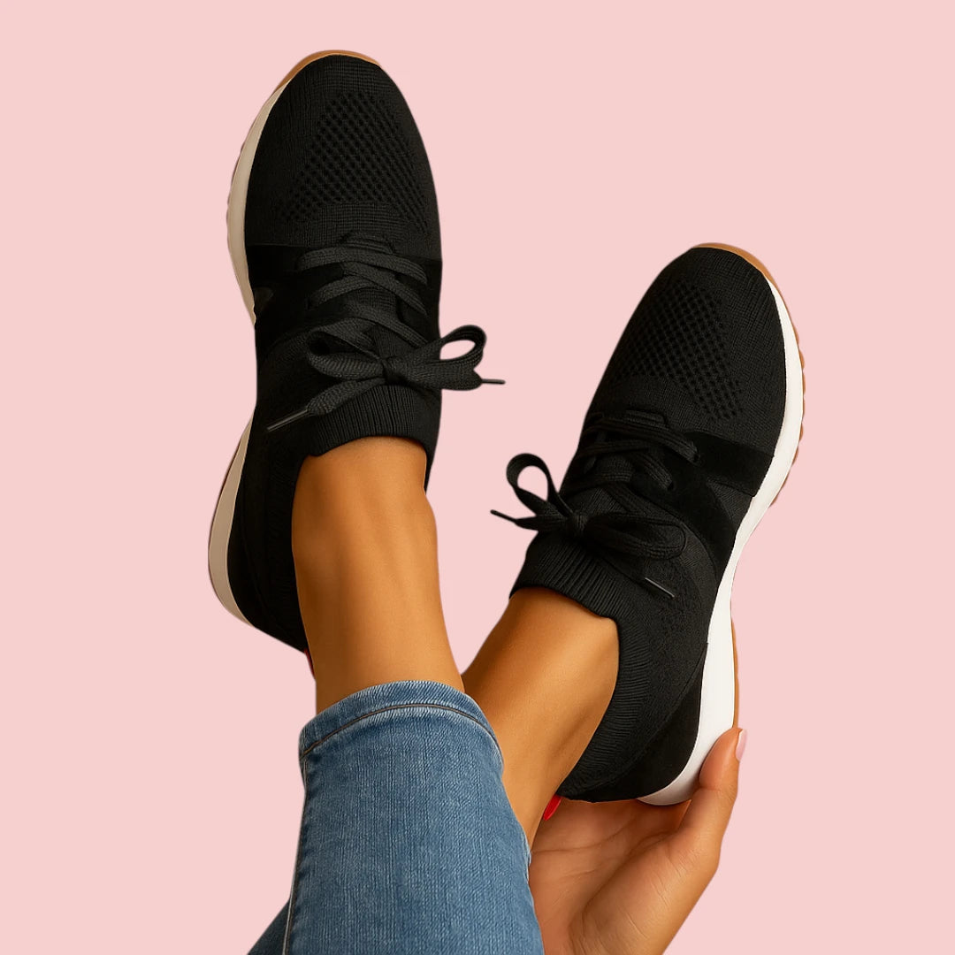 Dames Sneakers – Zachte Binnenzool & Ademend Breisel voor Comfort de Hele Dag
