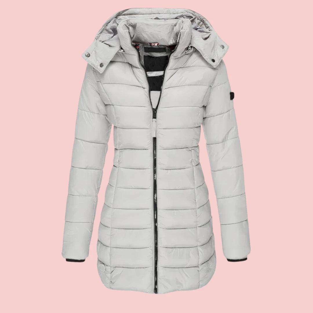 Dames Winterjas Warme En Comfortabele Lange Jas Met Capuchon Voor Koude Dagen
