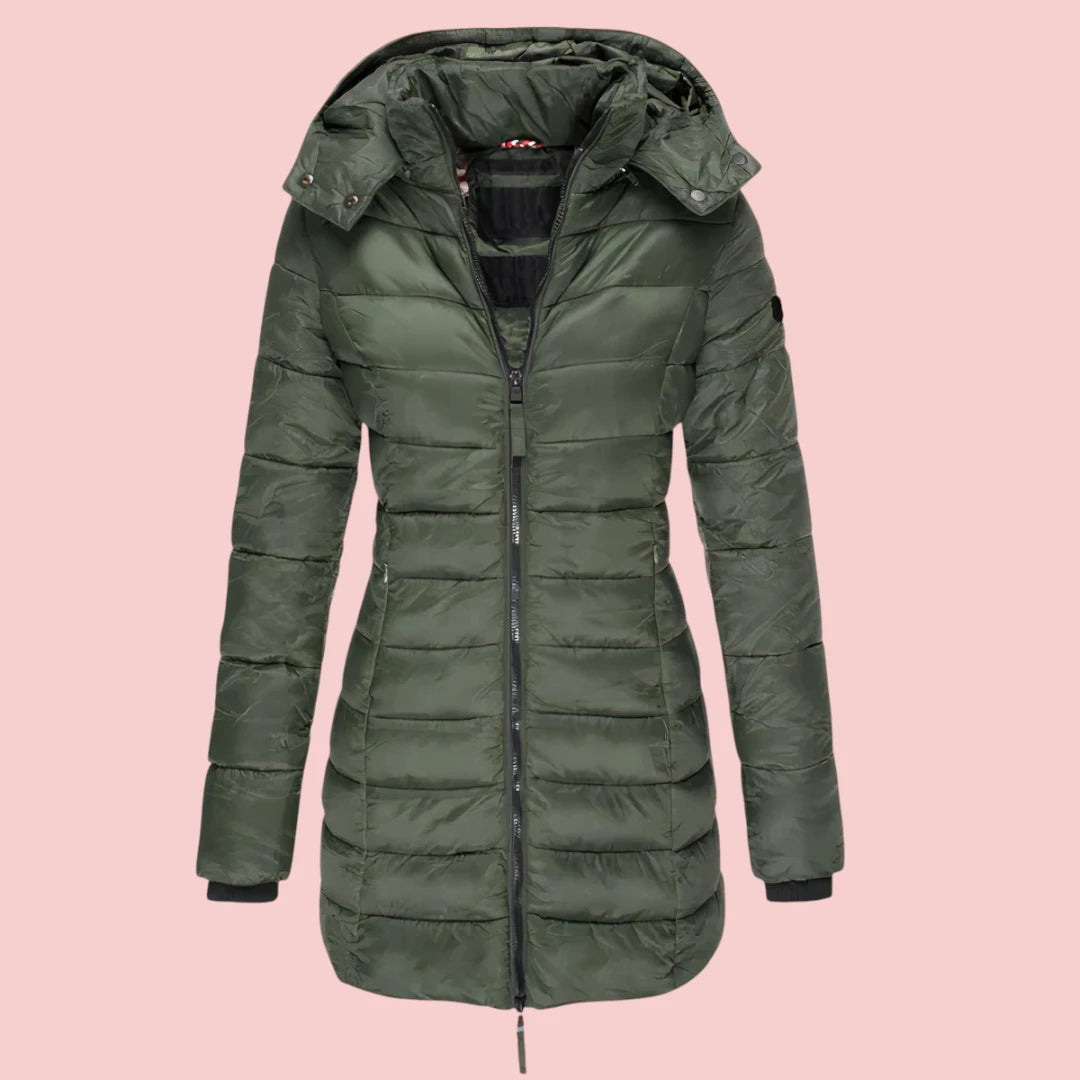 Dames Winterjas Warme En Comfortabele Lange Jas Met Capuchon Voor Koude Dagen