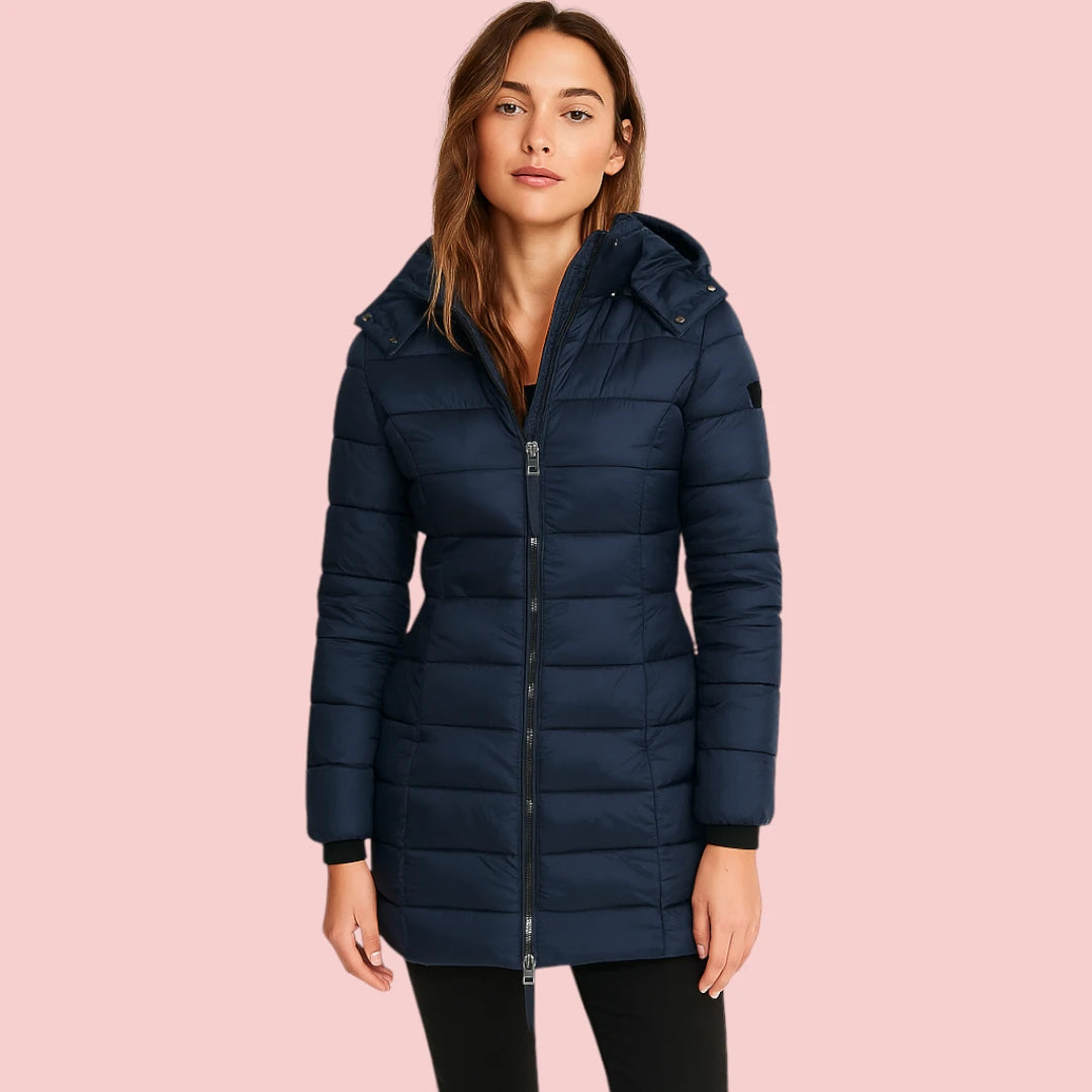 Dames Winterjas Warme En Comfortabele Lange Jas Met Capuchon Voor Koude Dagen