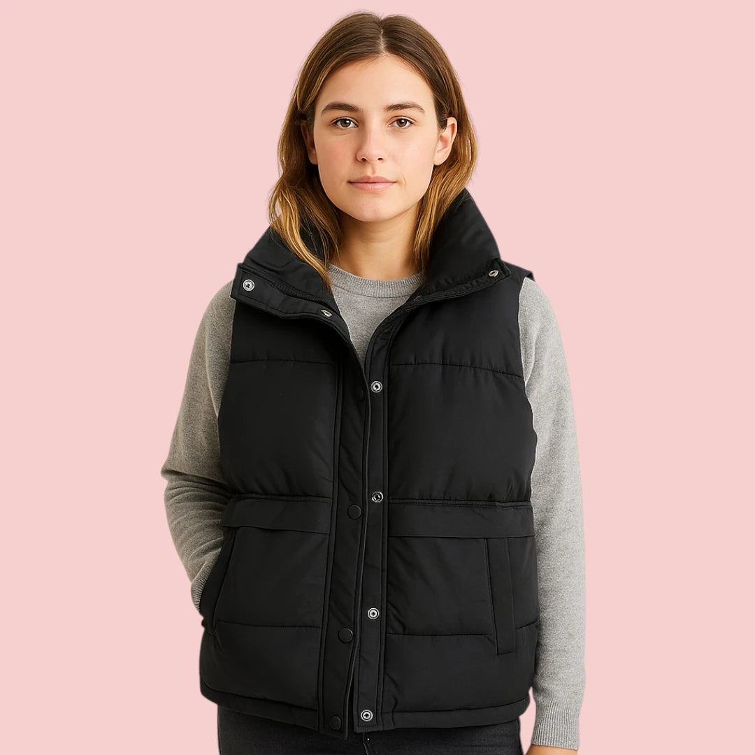 Dames Bodywarmer Winddichte Lichtgewicht Gevoerde Outdoor Gilet
