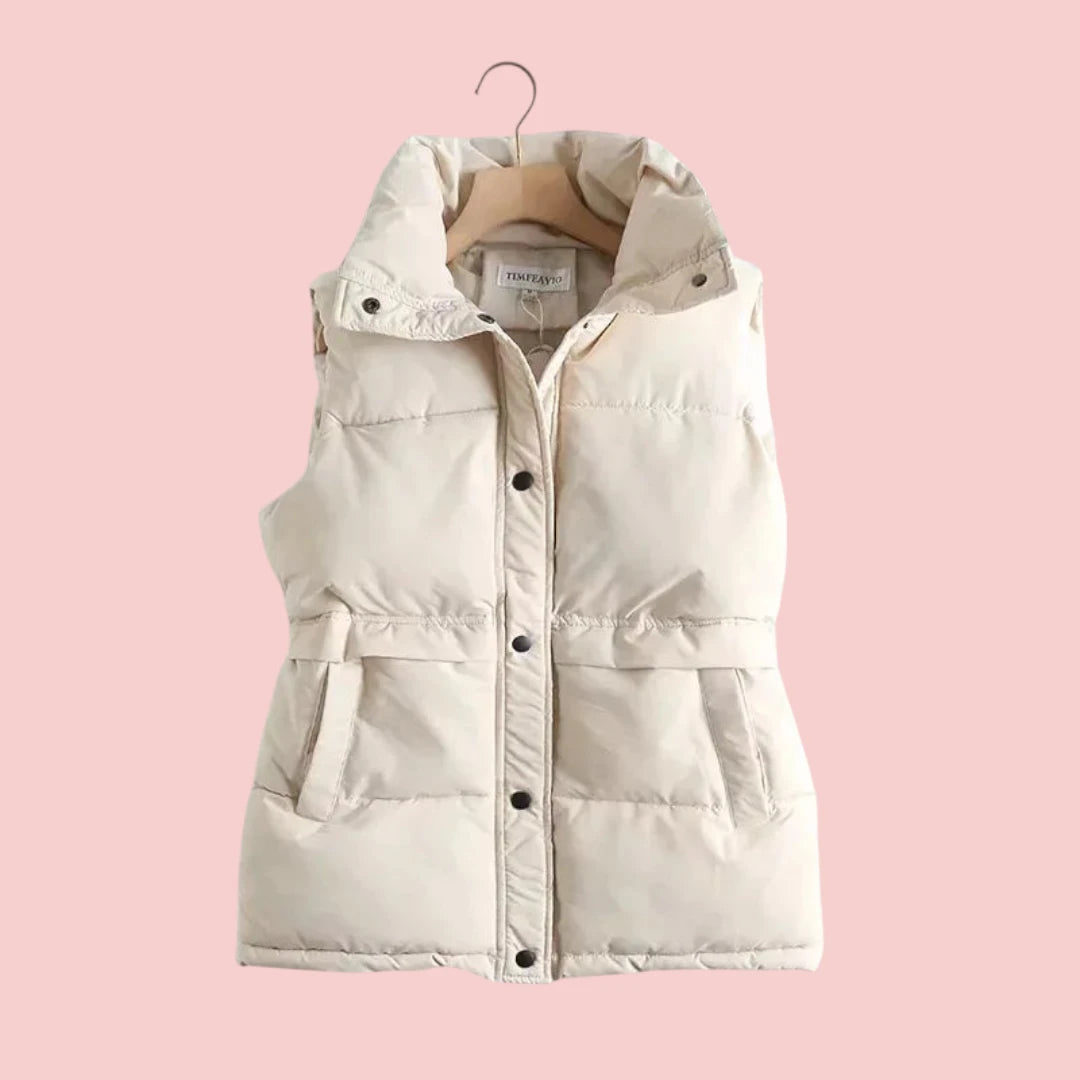 Dames Bodywarmer Winddichte Lichtgewicht Gevoerde Outdoor Gilet