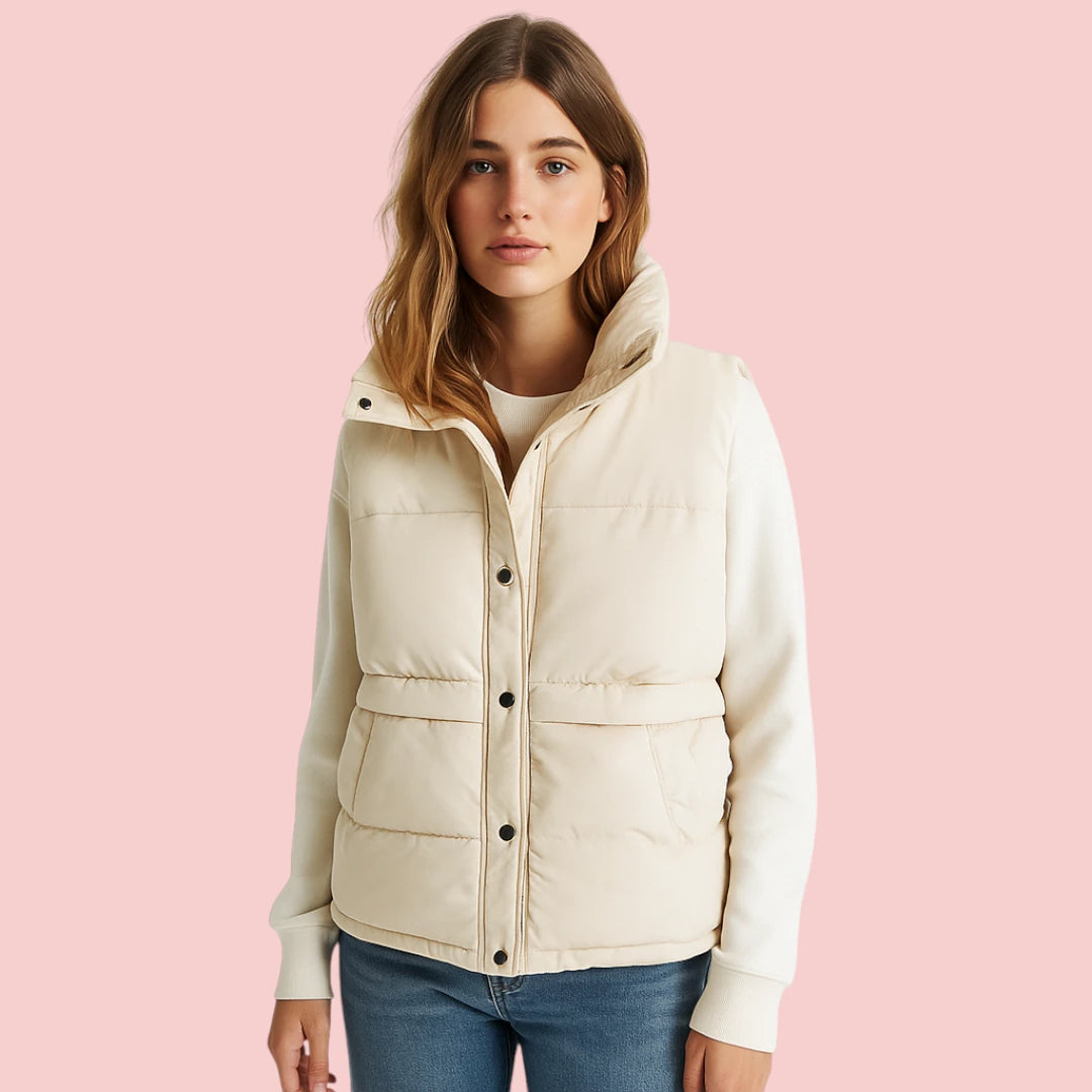 Dames Bodywarmer Winddichte Lichtgewicht Gevoerde Outdoor Gilet