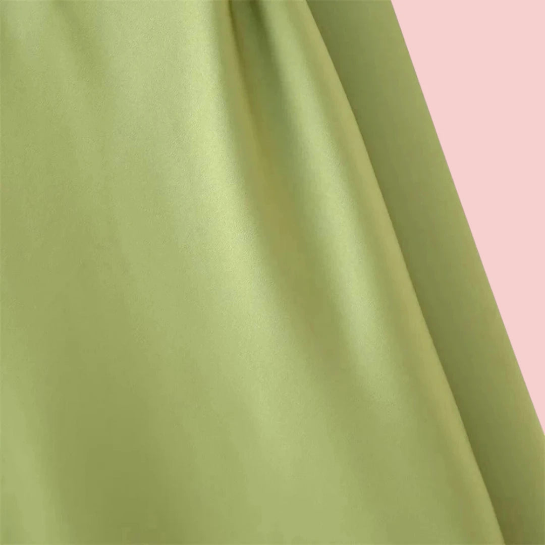 Dames Galajurk – Satijnen Lange Jurk met Open Rug