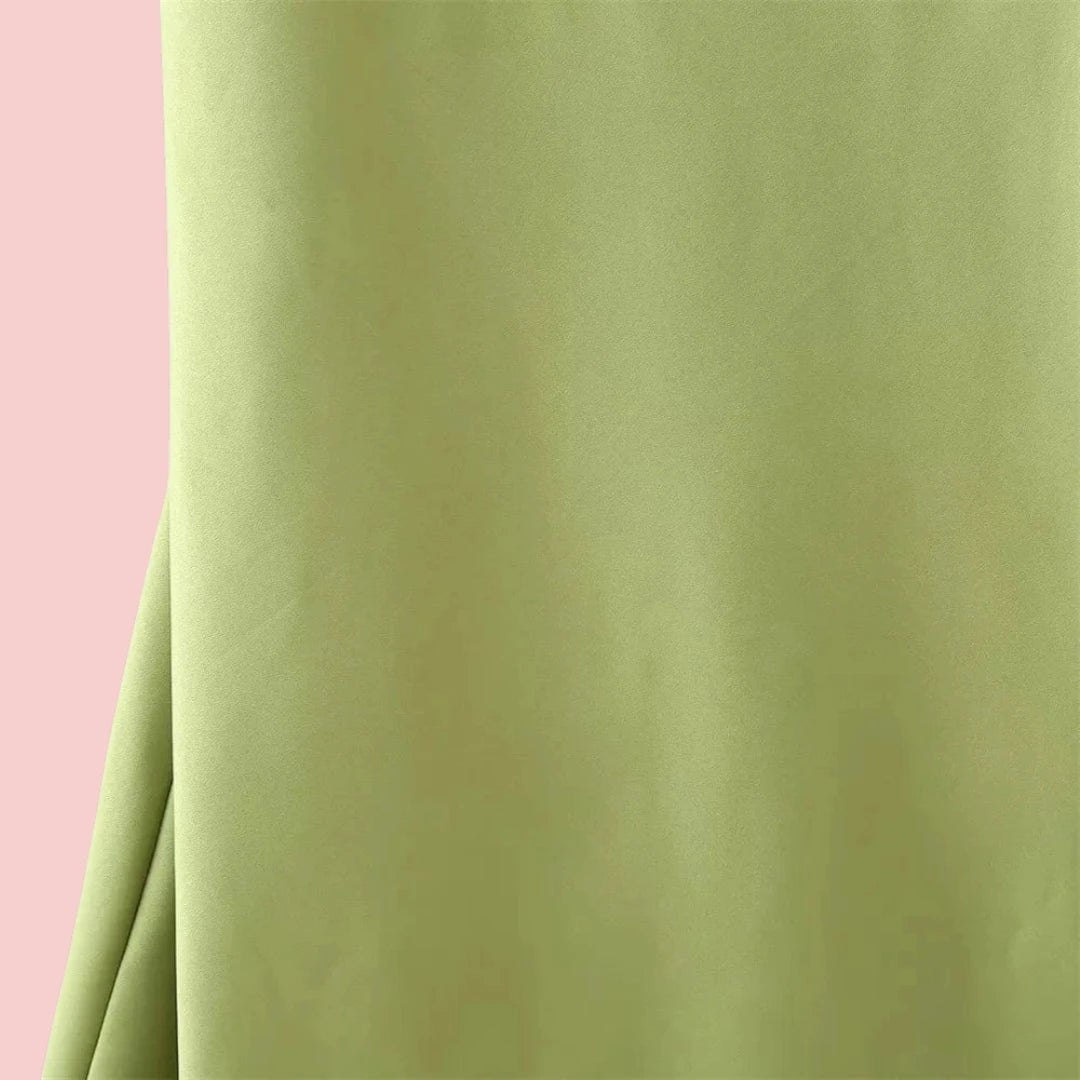 Dames Galajurk – Satijnen Lange Jurk met Open Rug