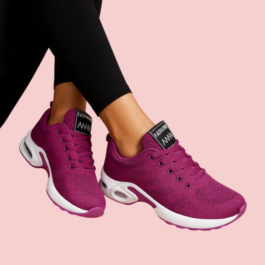 Dames Hardloopschoenen – Ademend Mesh & Demping voor Actief Comfort