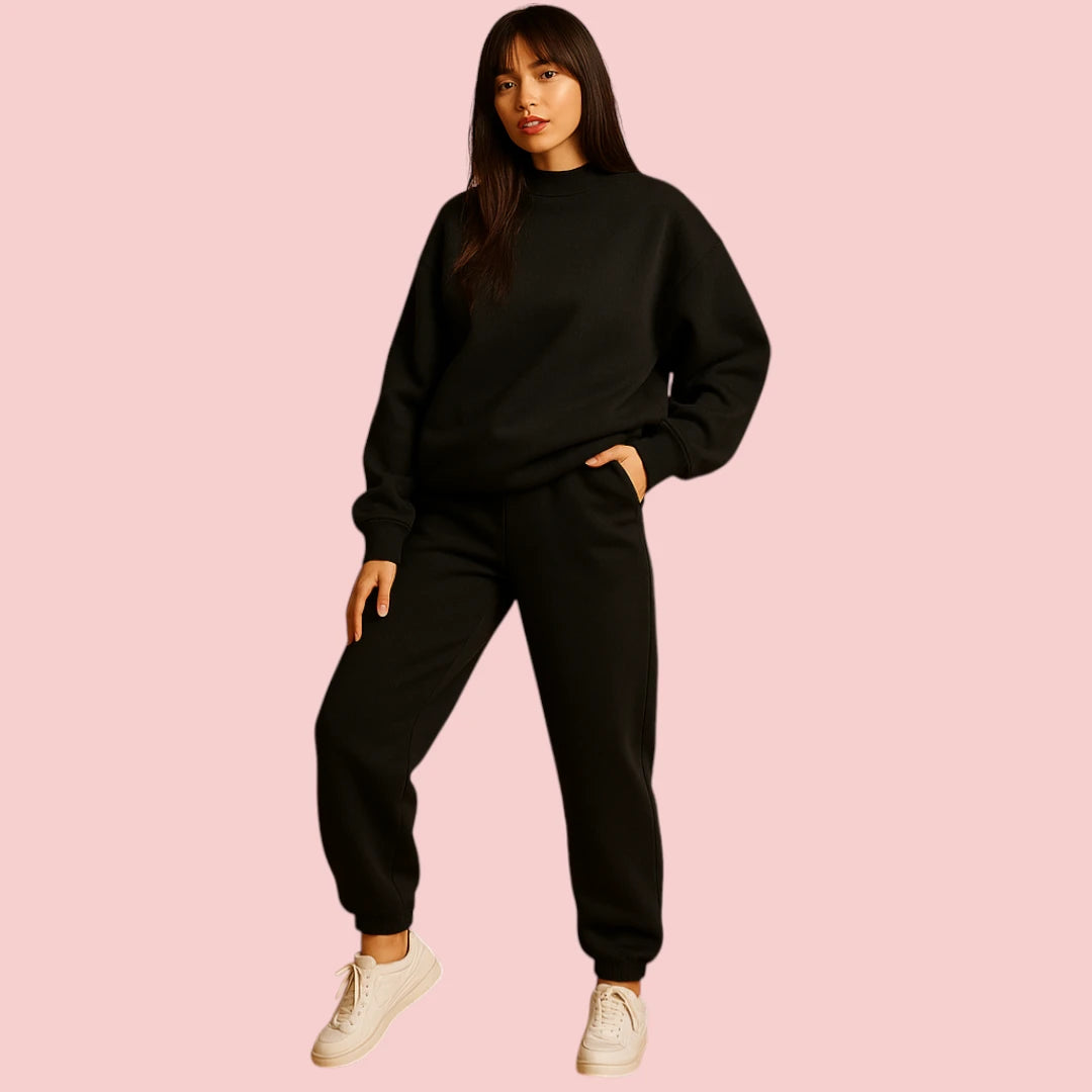 Dames Loungewear Set – Oversized Hoodie & Elastische Broek