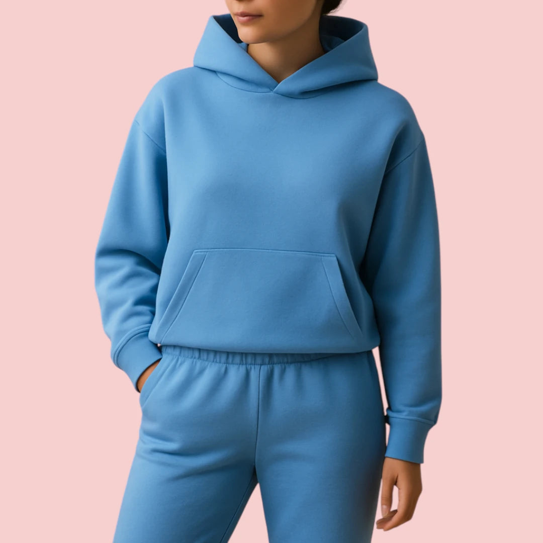 Dames Loungewear Set – Oversized Hoodie & Elastische Broek
