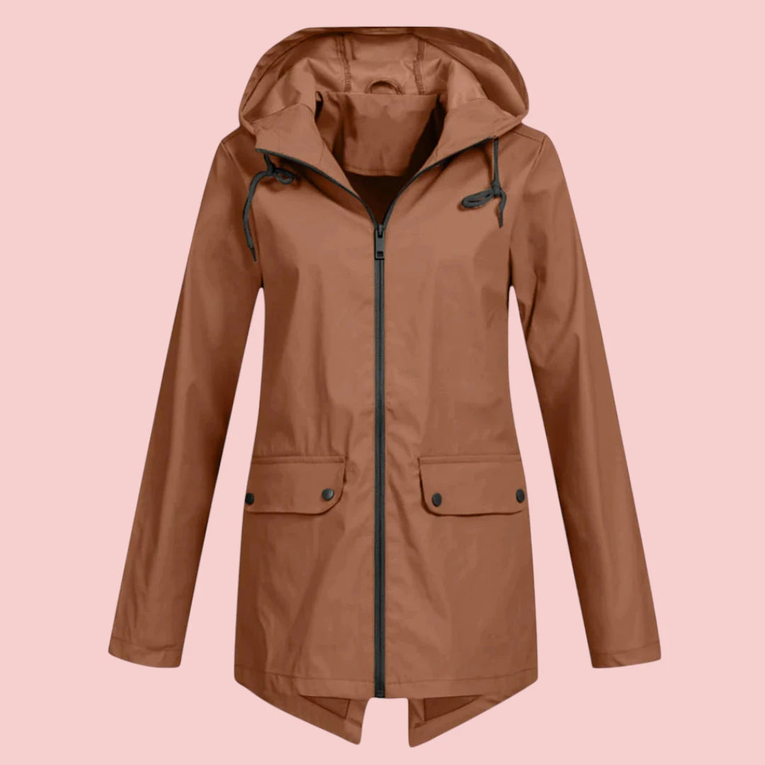 Dames Parka Jas Moderne Stijlvolle Mackintosh Regenjas Waterdicht En Winddicht
