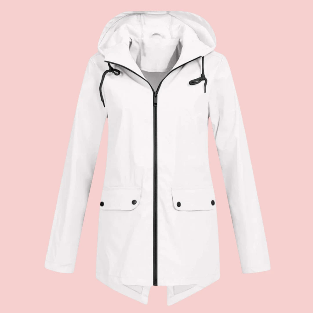Dames Parka Jas Moderne Stijlvolle Mackintosh Regenjas Waterdicht En Winddicht