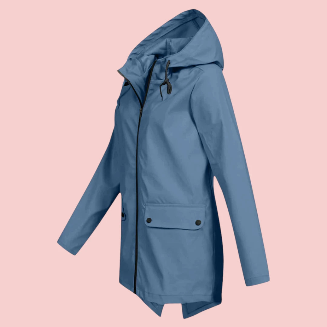 Dames Parka Jas Moderne Stijlvolle Mackintosh Regenjas Waterdicht En Winddicht
