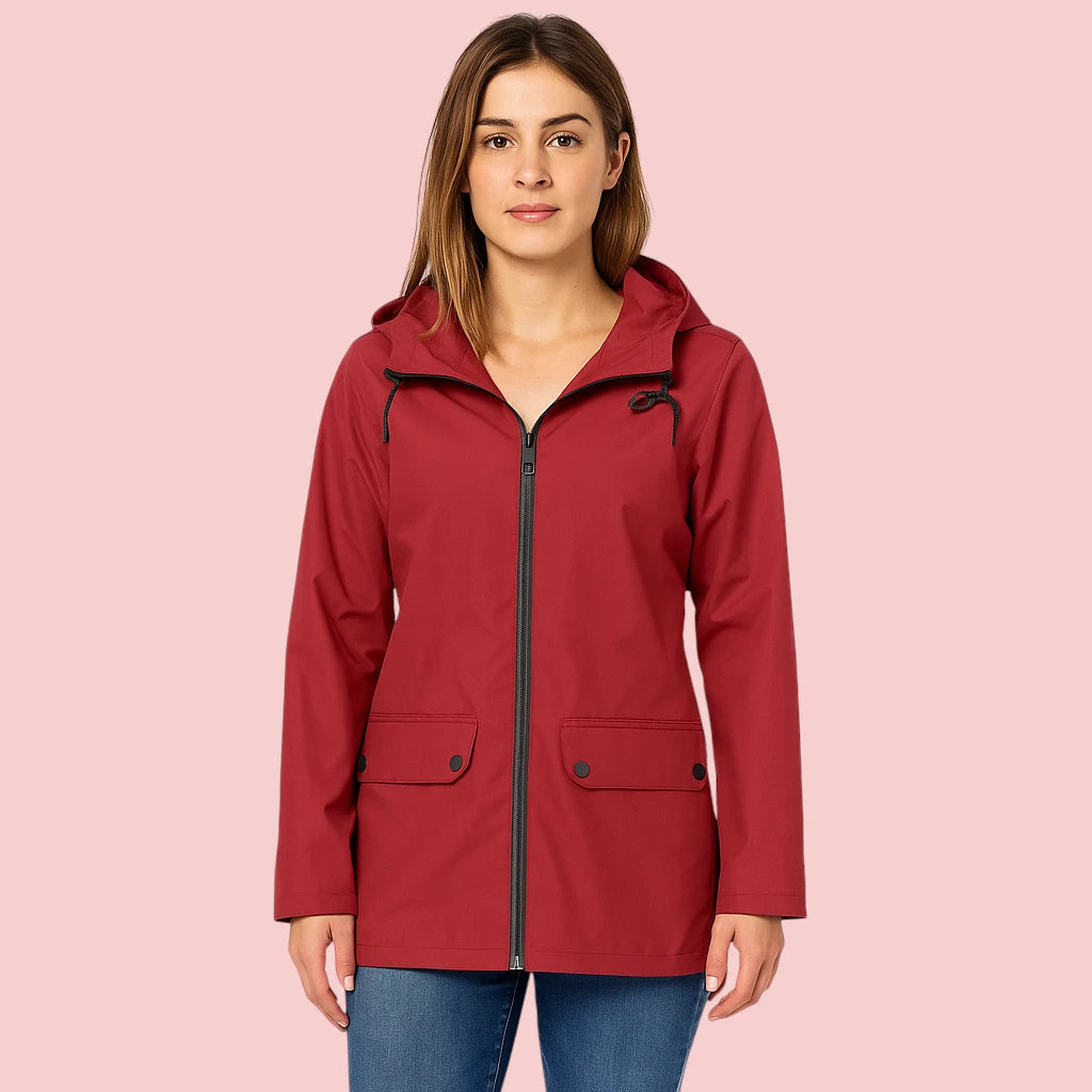 Dames Parka Jas Moderne Stijlvolle Mackintosh Regenjas Waterdicht En Winddicht