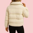 Dames Pufferjas – Lichtgewicht met Getailleerde Pasvorm en Ritssluiting