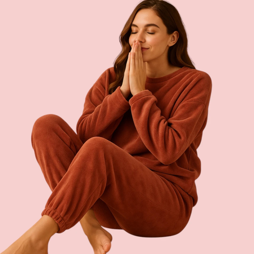 Dames Pyjamaset – Comfortabele Trui en Elastische Broek