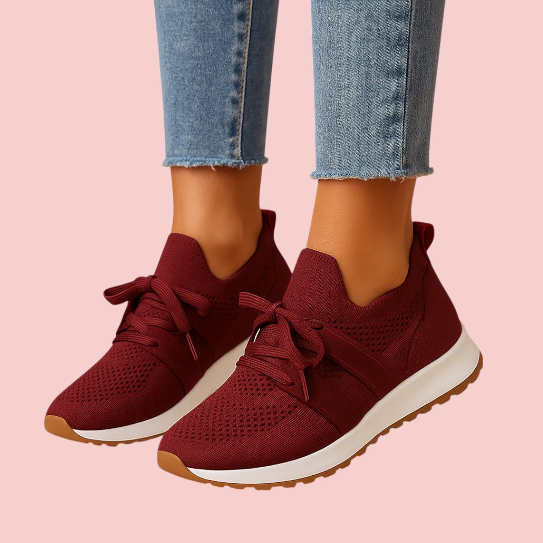 Dames Sneakers – Zachte Binnenzool & Ademend Breisel voor Comfort de Hele Dag