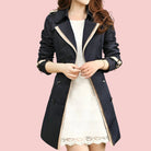 Dames TrenchCoat – Stijlvolle Double Breasted Windbreaker Overjas voor Elk Seizoen