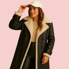 Dames Winterjas – Lange Kasjmier Jas met Klassieke Reverskraag