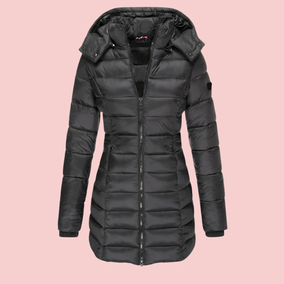 Dames Winterjas Warme En Comfortabele Lange Jas Met Capuchon Voor Koude Dagen