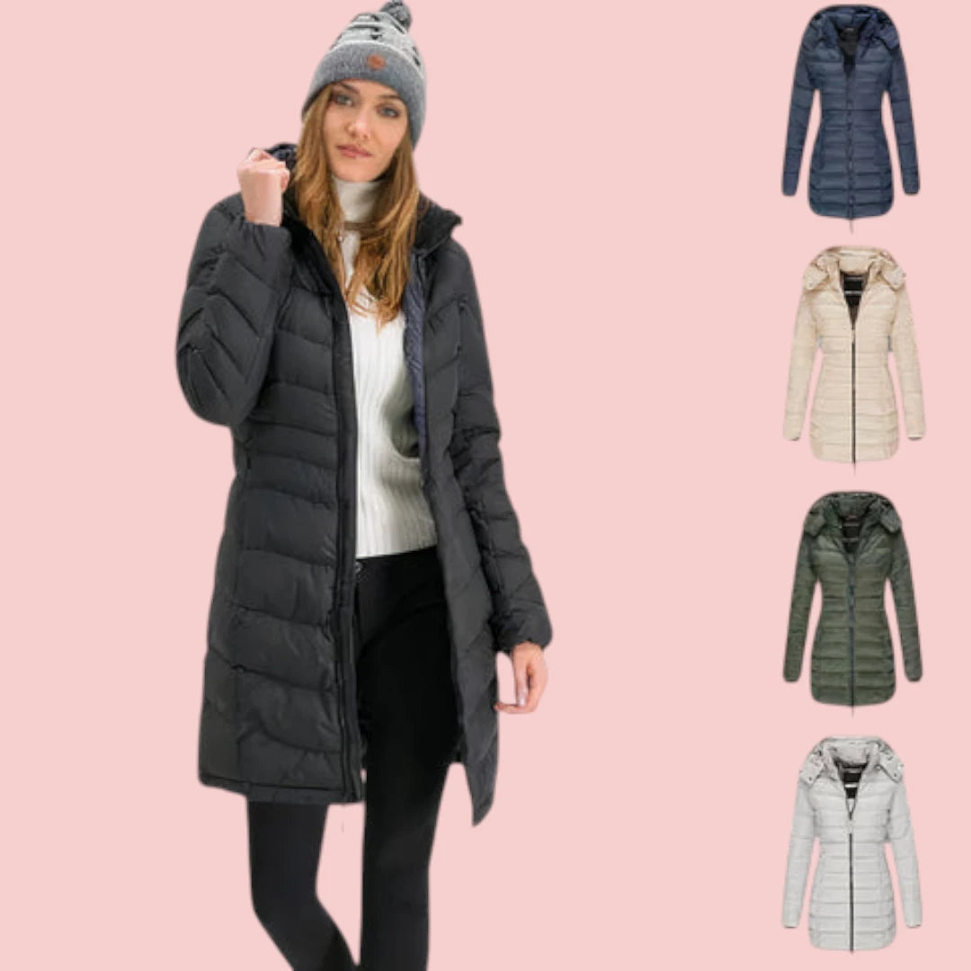 Dames Winterjas Warme En Comfortabele Lange Jas Met Capuchon Voor Koude Dagen